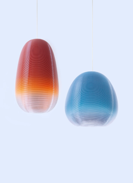 DEGRADÉ - Recycled material pendant lamp by ICI ET LÀ - view 3